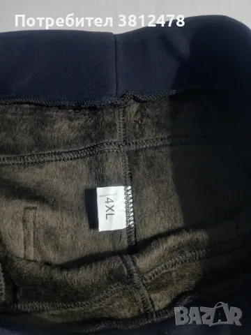 Дамски топъл тъмносин панталон с джобчета, снимка 3 - Панталони - 48657150
