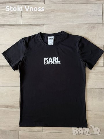 тениска Karl Lagerfeld black