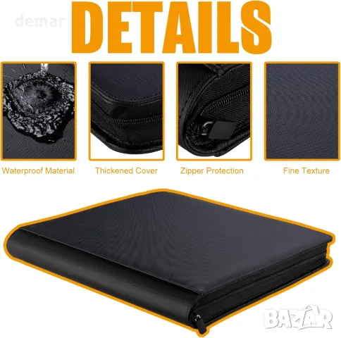 Твърд класьор за картички, за търговски или спортни карти, 360 броя капацитет, снимка 2 - Други ценни предмети - 49907823