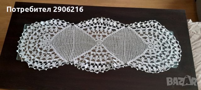 Плетени покривки и карета на една кука, снимка 5 - Покривки за маси - 43674055