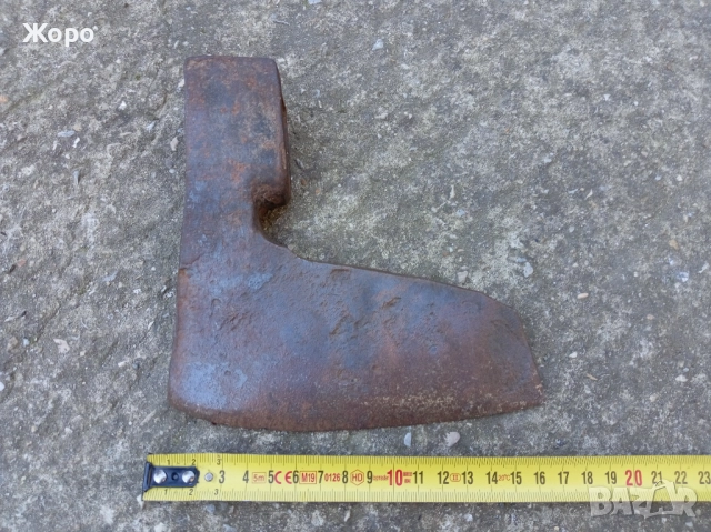 Османски кантар с топуз в Оки кована брадва и кука, снимка 12 - Антикварни и старинни предмети - 52263612