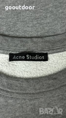 Мъжки суитшърт Acne Studios Fairview Face Gray Sweatshirt , снимка 3 - Суичъри - 44049355