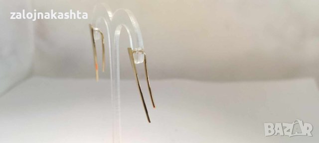 Нови Златни обеци-1,89гр/14кр, снимка 5 - Обеци - 43016472