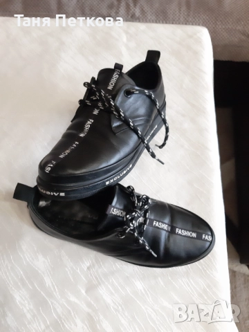 Дамски ежедневни обувки от естесвена кожа 