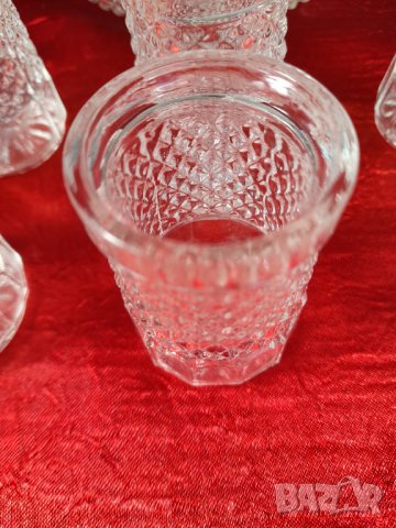 Стари стъклен сервиз , снимка 4 - Антикварни и старинни предмети - 32895326