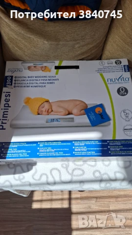 Електронна везна / кантар за бебе Nuvita, снимка 1