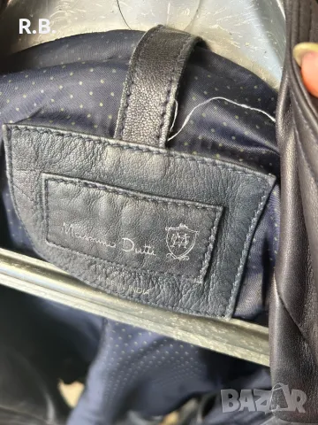 Massimo Dutti Естествена кожа кожено яке, L размер, снимка 12 - Якета - 47726020