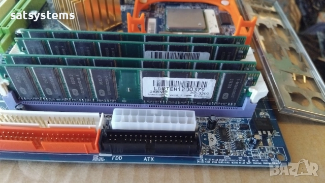 Дънна платка Gigabyte GA-8IG1000 Socket 478 CPU+FAN+RAM, снимка 7 - Дънни платки - 52258552