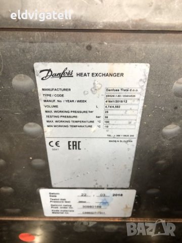 Пластинчат топлообменник, снимка 6 - Други машини и части - 43774507