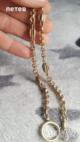 Стар кюстек. Кюстек. Верижка за джобен часовник., снимка 3 - Антикварни и старинни предмети - 50164883