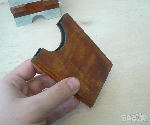 Хендмейд дървено калъфче за банкови карти., снимка 2 - Други - 51008950