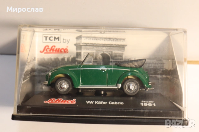 1:72 SCHUCO VW KAFER КАБРИО ИГРАЧКА КОЛИЧКА МОДЕЛ, снимка 3 - Колекции - 53464586