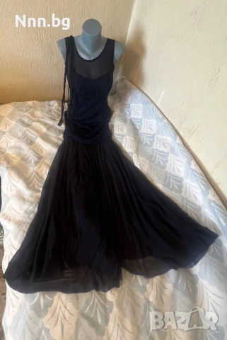 дълга вечерна Рокля  до пода, снимка 2 - Рокли - 51379144