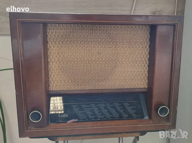 Старо лампово радио Saba 355H, снимка 2 - Антикварни и старинни предмети - 48903492