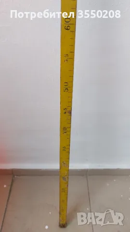 Стар магазинен, дървен метър, снимка 3 - Антикварни и старинни предмети - 49660735