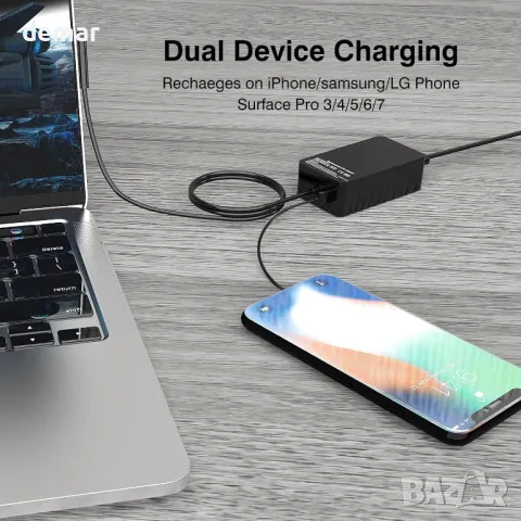 Зарядно за Surface, 102W зарядно за Microsoft Surface, снимка 7 - Друга електроника - 50422048
