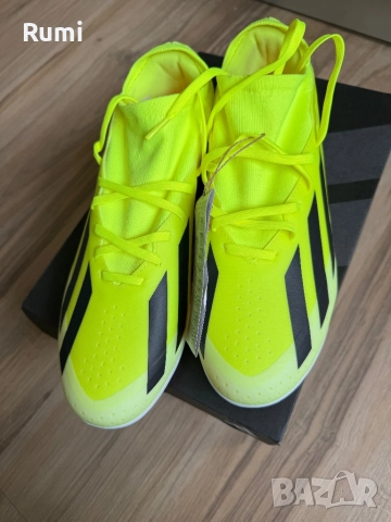 Нови оригинални бутонки adidas X CRAZYFAST LEAGUE 2G/3G AG! 44н, снимка 3 - Други спортове - 52249402