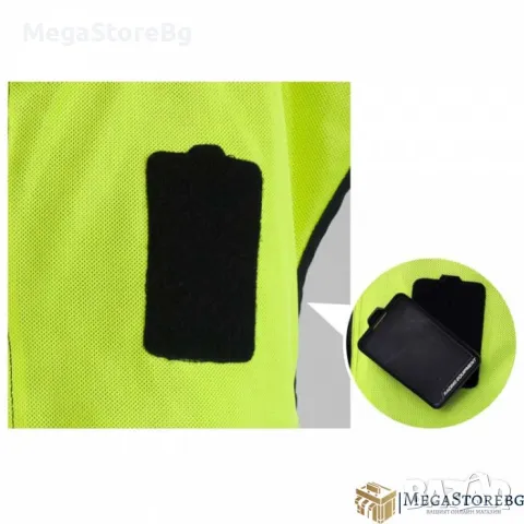 Светлоотразителна Жилетка за моторист - 2094, снимка 6 - Аксесоари и консумативи - 49642398