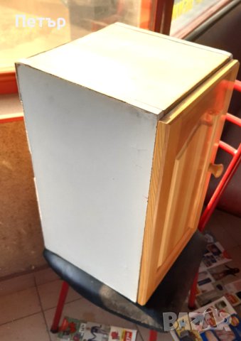 Горен единичен шкаф от масивно дърво чам с двойна преграда, снимка 4 - Други - 44129911