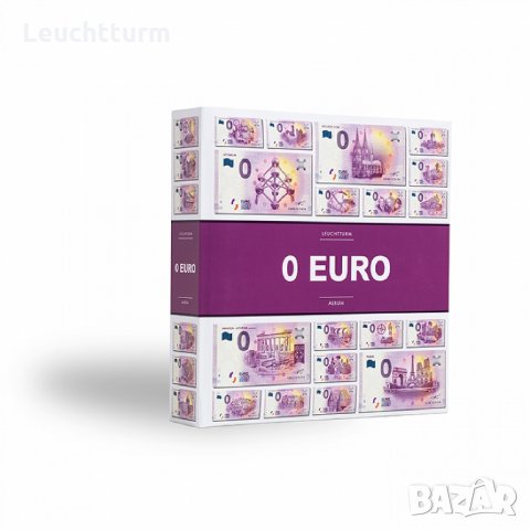  Албум за 200 броя банкноти " евро сувенирни ", снимка 1 - Нумизматика и бонистика - 33415770