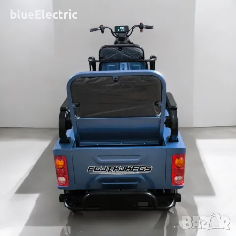 Електрическа Триколка blueElectric CARGO LUX 2000W | 48V | 24AH | BLUE, снимка 4 - Мотоциклети и мототехника - 49745604
