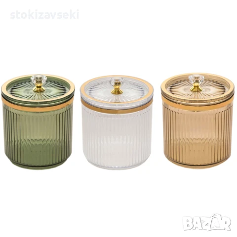 Буркан за съхранение, 3 цвята, снимка 1