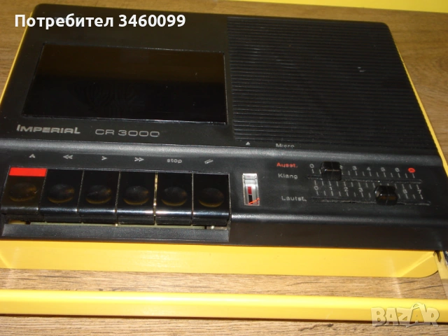 касетофон IMPERIAL CR 3000, снимка 2 - Радиокасетофони, транзистори - 53012075