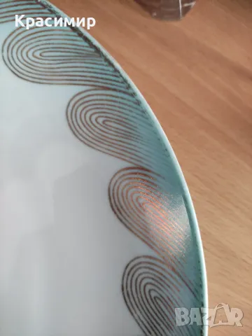 ЧИНИЯ MPK BAVARIA Елегантен дизайн с богата златна орнаментика, снимка 4 - Чинии - 48010318