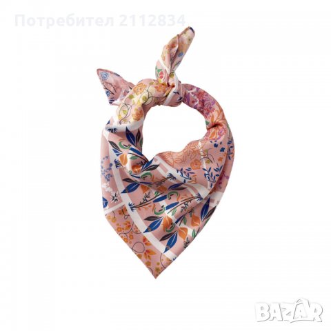 Шал с флорални мотиви Love, снимка 1