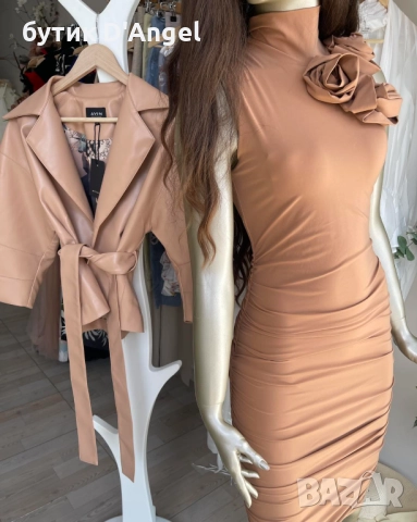 АVIN рокля Camel, снимка 3 - Рокли - 51541907