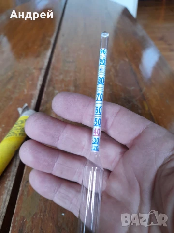 Стар спиртомер #17, снимка 3 - Други ценни предмети - 50633570