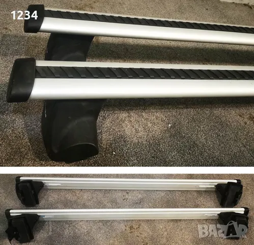 Алуминиев багажник (напречни греди) с THULE сет за за Фолкваген Голф 7 (след 2013г), снимка 2 - Аксесоари и консумативи - 50231458