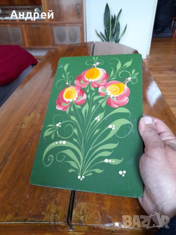 Стара декоративна дъска, снимка 3 - Други ценни предмети - 33080352