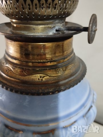 Стара газова (газена) лампа, снимка 7 - Антикварни и старинни предмети - 43974268