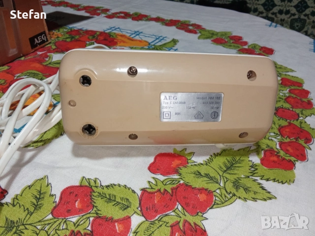 Mиксер АЕГ Турбомастър HM 103 състояние ново, снимка 6 - Миксери - 52564804