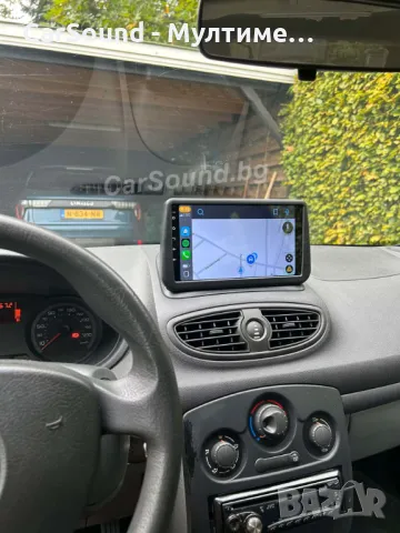 Renault Clio 3 - 9" Android 14 Мултимедия Рено Клио 05-14 Навигация Андроид, снимка 2 - Аксесоари и консумативи - 49349909