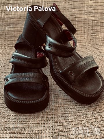 Уникални груби сандали FUN&CO,естествена кожа, снимка 3 - Сандали - 36990586