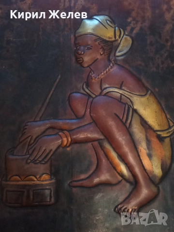 Картина стара медна 51338, снимка 7 - Колекции - 51753564