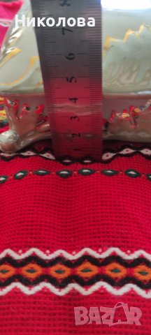 Българска порцеланова кутия , снимка 4 - Антикварни и старинни предмети - 37513635