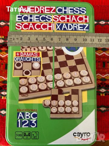 Игри за път, шах и други за плаж и за вкъщи в метални кутии , снимка 3 - Образователни игри - 49718941