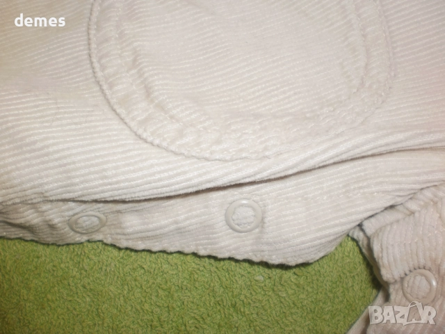 Бебешки гащеризан Н&М от кадифе, ръст 62, снимка 13 - Панталони и долнища за бебе - 52014305