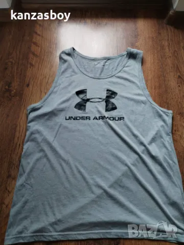 UNDER ARMOUR Sportstyle Logo Tank - страхотна мъжки потник КАТО НОВ 2ХЛ, снимка 6 - Тениски - 49799858