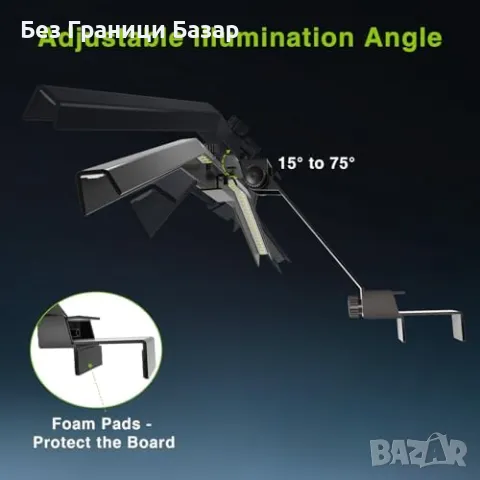 Ново LED осветление за дартс - професионално, регулируемо, без отблясъци, снимка 2 - Други спортове - 49533679