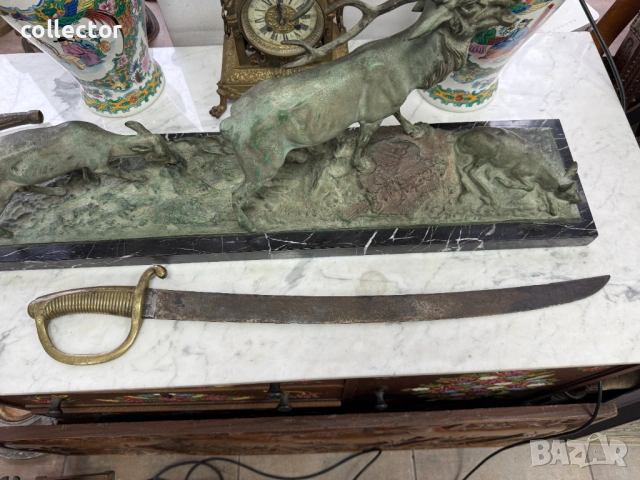 Френска пехотна сабя тип "брикет". №7815, снимка 3 - Антикварни и старинни предмети - 53042676