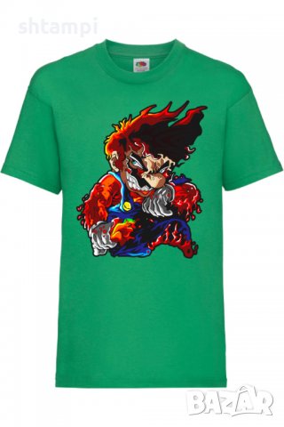 Детска тениска Mario Flame Игра,Изненада,Подарък,Празник,Повод, снимка 6 - Детски тениски и потници - 37436679