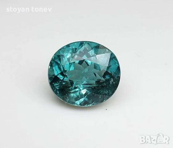 Индиголит турмалин с интензивен цвят 3.74кт.! Сертифициран! Нов!, снимка 6 - Други - 50542363