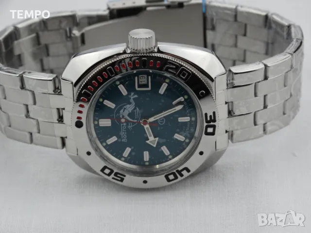 ВОСТОК АМФИБИЯ АВТОМАТИЧЕН-"SCUBA DUDE" ref: 710059, снимка 14 - Мъжки - 41330183