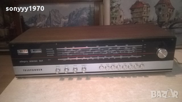 telefunken allegro stereo 301 receiver-внос германия, снимка 4 - Ресийвъри, усилватели, смесителни пултове - 27998767