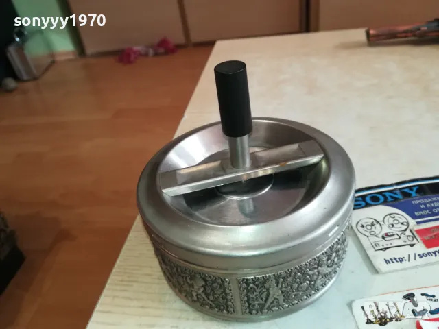 GERMANY-12Х12СМ-ПЕПЕЛНИК ВНОС SWISS 2801252002, снимка 2 - Антикварни и старинни предмети - 48869725