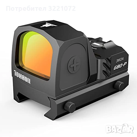 Бързомер Tohaoll, 3MOA Red Dot Optic, G80-P (Glock & Picatinny mounts)